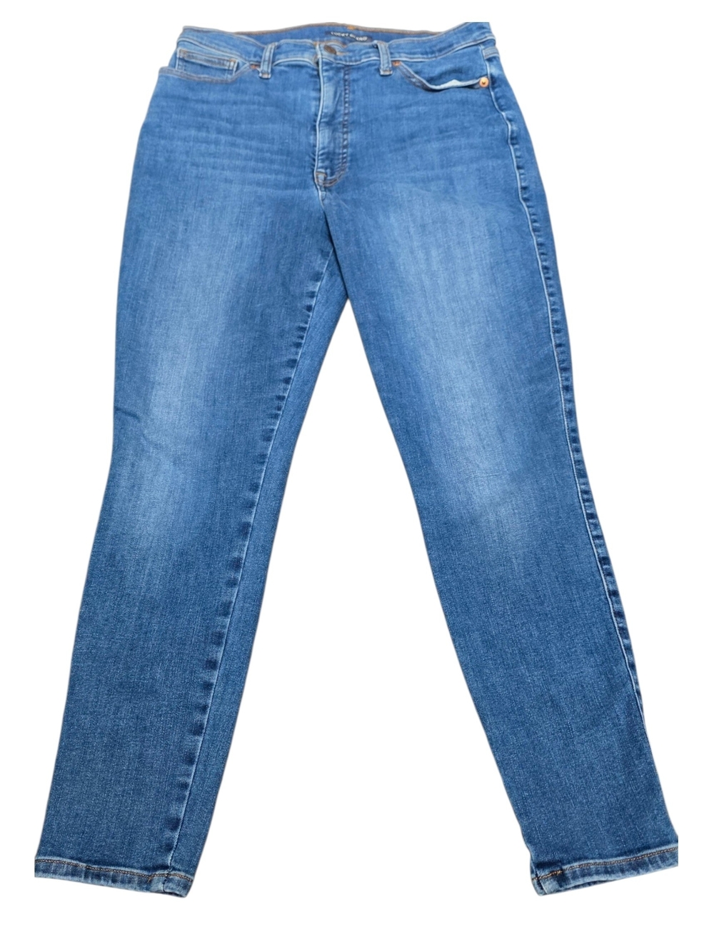 Lucky Brand Medium Blue Women's Straight-Leg Skinny Jeans (Size: 33w)